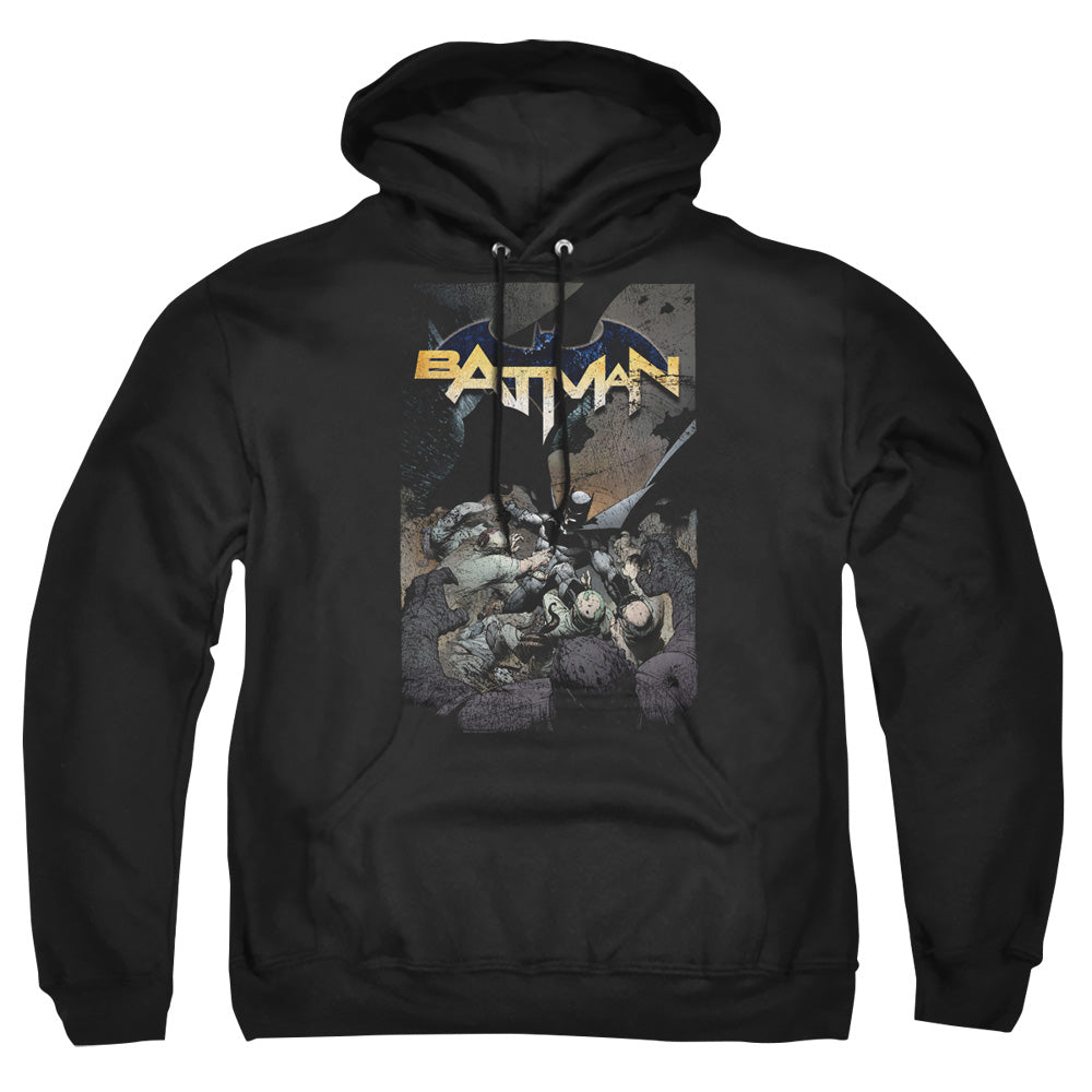 Batman Comics Batman One Men's Pull-Over 75 25 Poly Hoodie