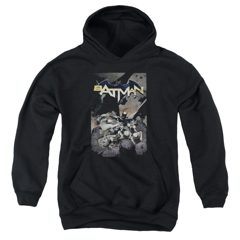 Batman Comics Batman One Youth Cotton Poly Pull-Over Hoodie