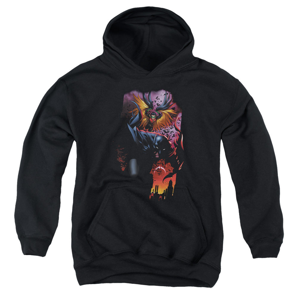 Batman Comics Batman & Robin #1 Youth Cotton Poly Pull-Over Hoodie