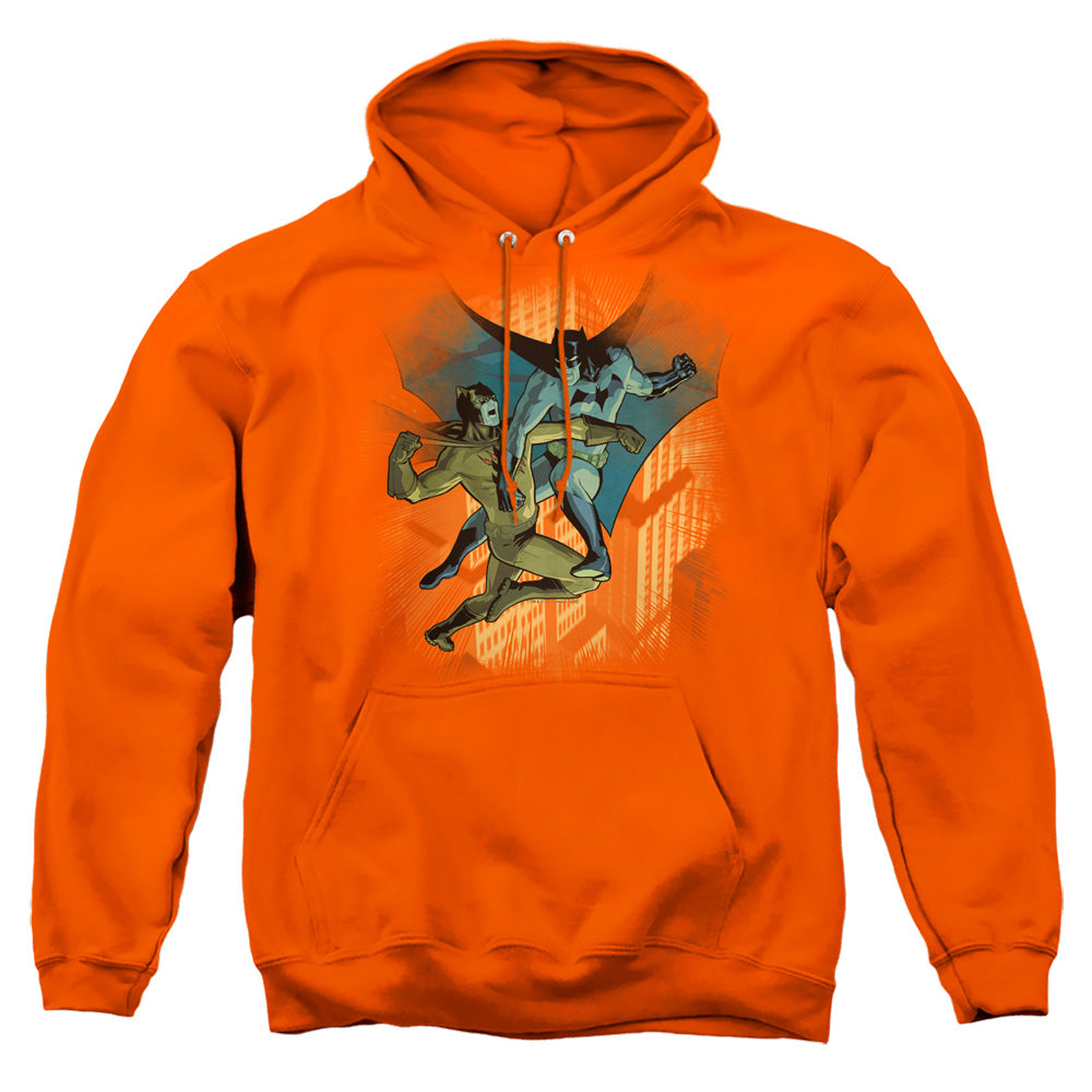 Batman Comics Batman Vs Catman Men's Pull-Over 75 25 Poly Hoodie