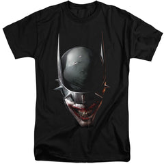 Batman Comics Batman Who Laughs Head Men's 18/1 Tall Cotton Short-Sleeve T-Shirt