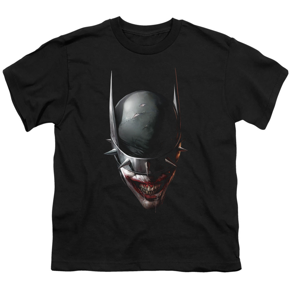Batman Comics Batman Who Laughs Head Youth 18/1 100% Cotton Short-Sleeve T-Shirt