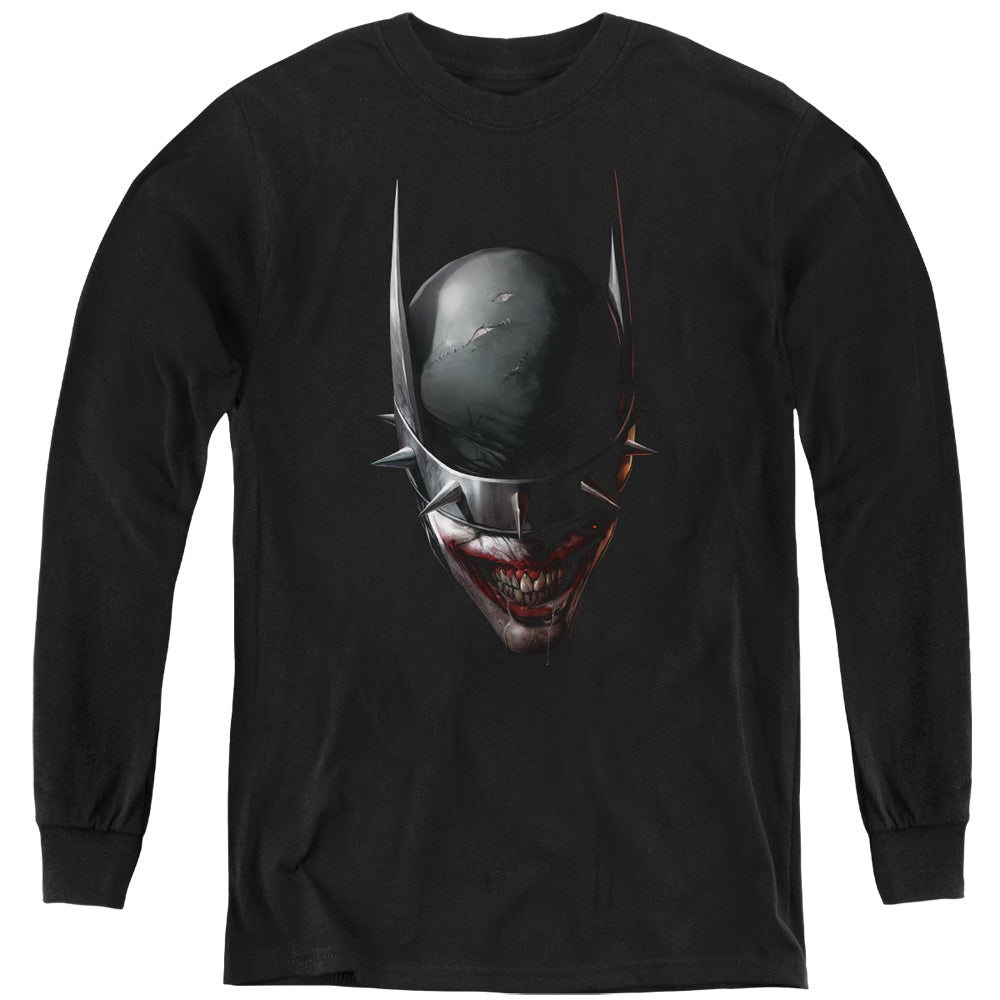 Batman Comics Batman Who Laughs Head Youth Long-Sleeve T-Shirt