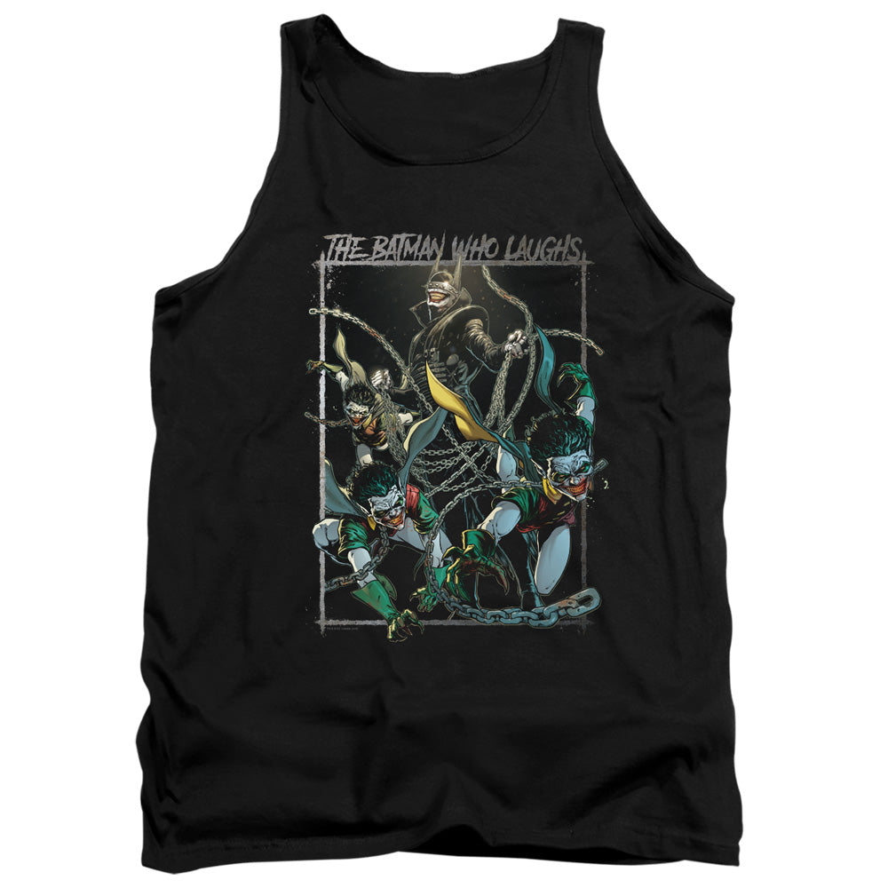 Batman Comics Batman Who Laughs Men's 18/1 Cotton Tank Top