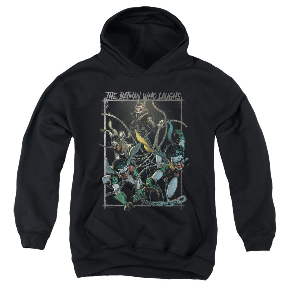 Batman Comics Batman Who Laughs Youth Cotton Poly Pull-Over Hoodie