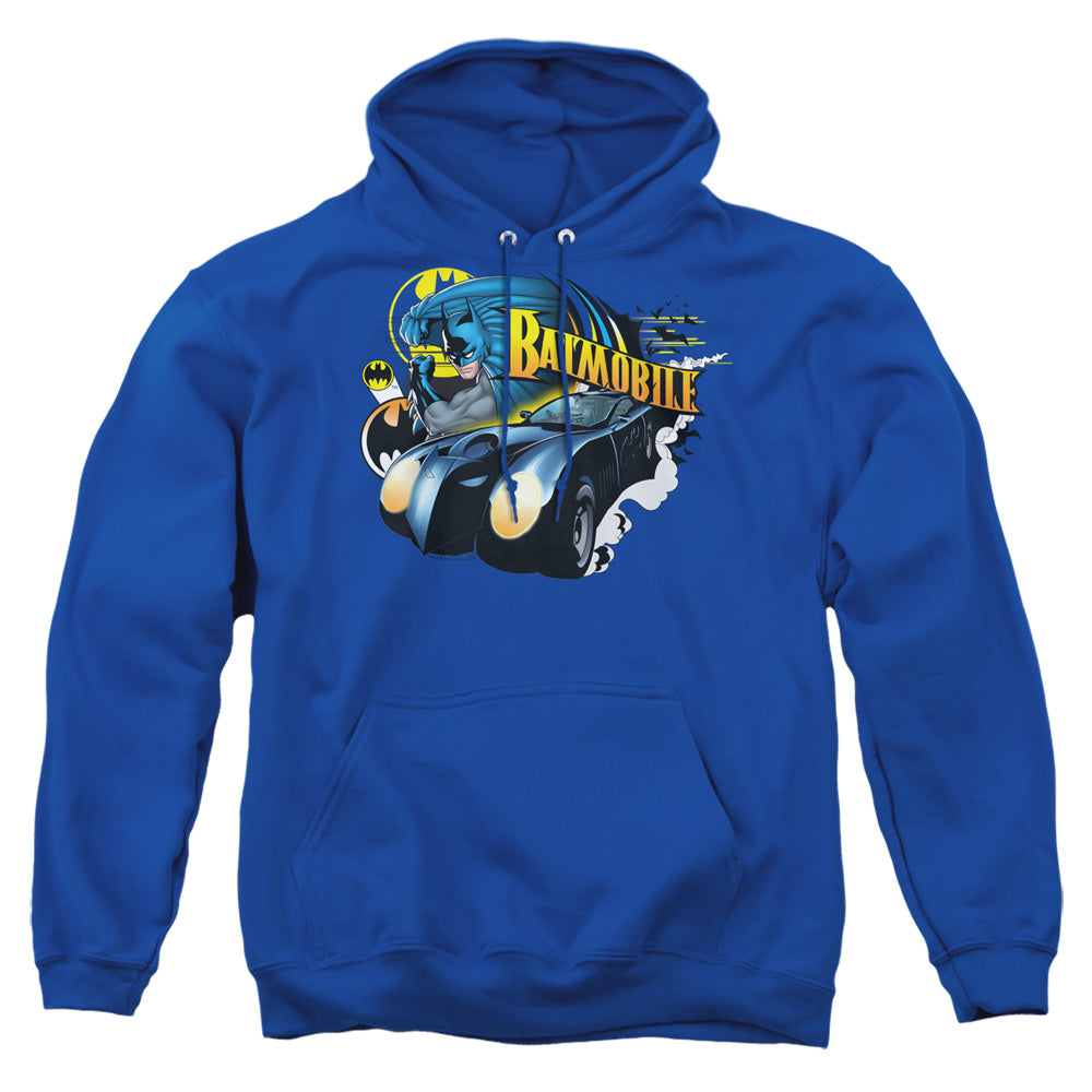 Batman Comics Batmobile Men's Pull-Over 75 25 Poly Hoodie