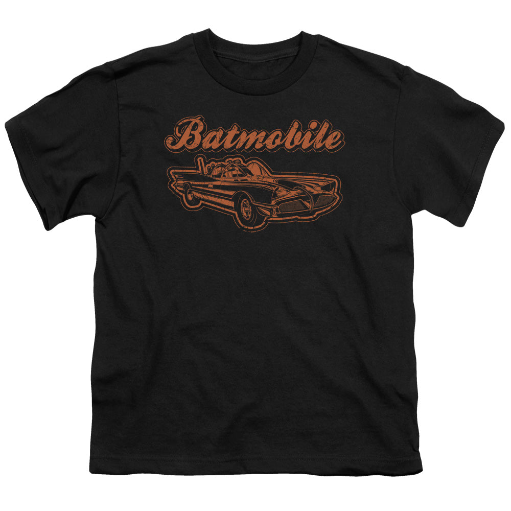 Batman Comics Batmobile Youth 18/1 100% Cotton Short-Sleeve T-Shirt