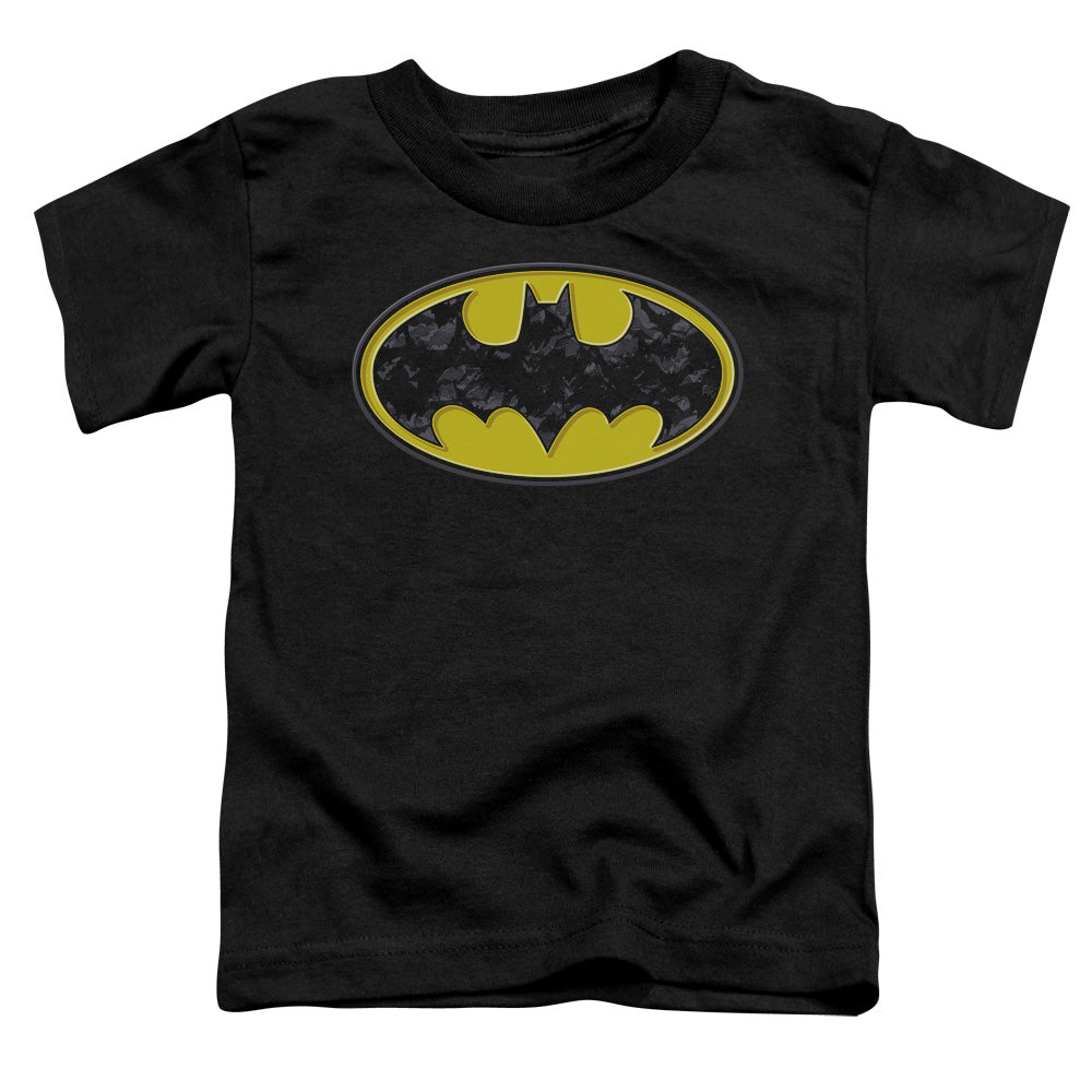 Batman Comics Bats In Logo Toddler 18/1 Cotton Short-Sleeve T-Shirt