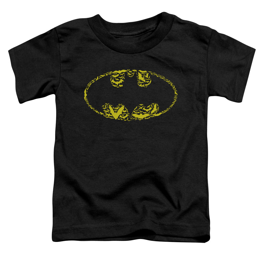 Batman Comics Bats On Bats Toddler 18/1 Cotton Short-Sleeve T-Shirt