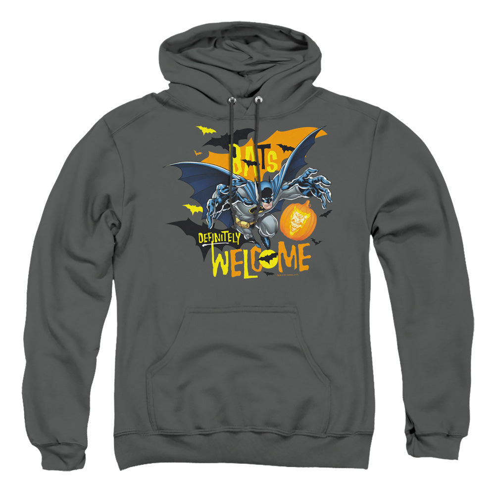 Batman Comics Bats Welcome Men's Pull-Over 75 25 Poly Hoodie