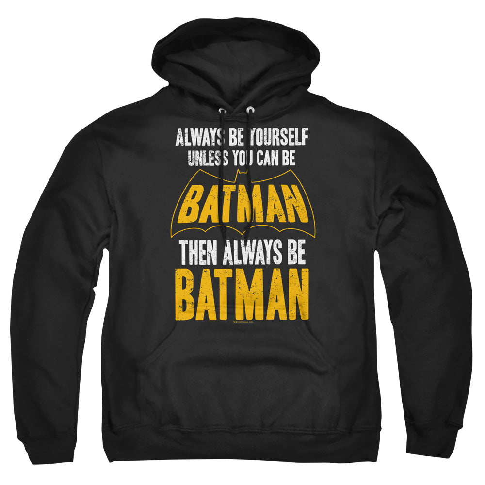 Batman Comics Be Batman Men's Pull-Over 75 25 Poly Hoodie