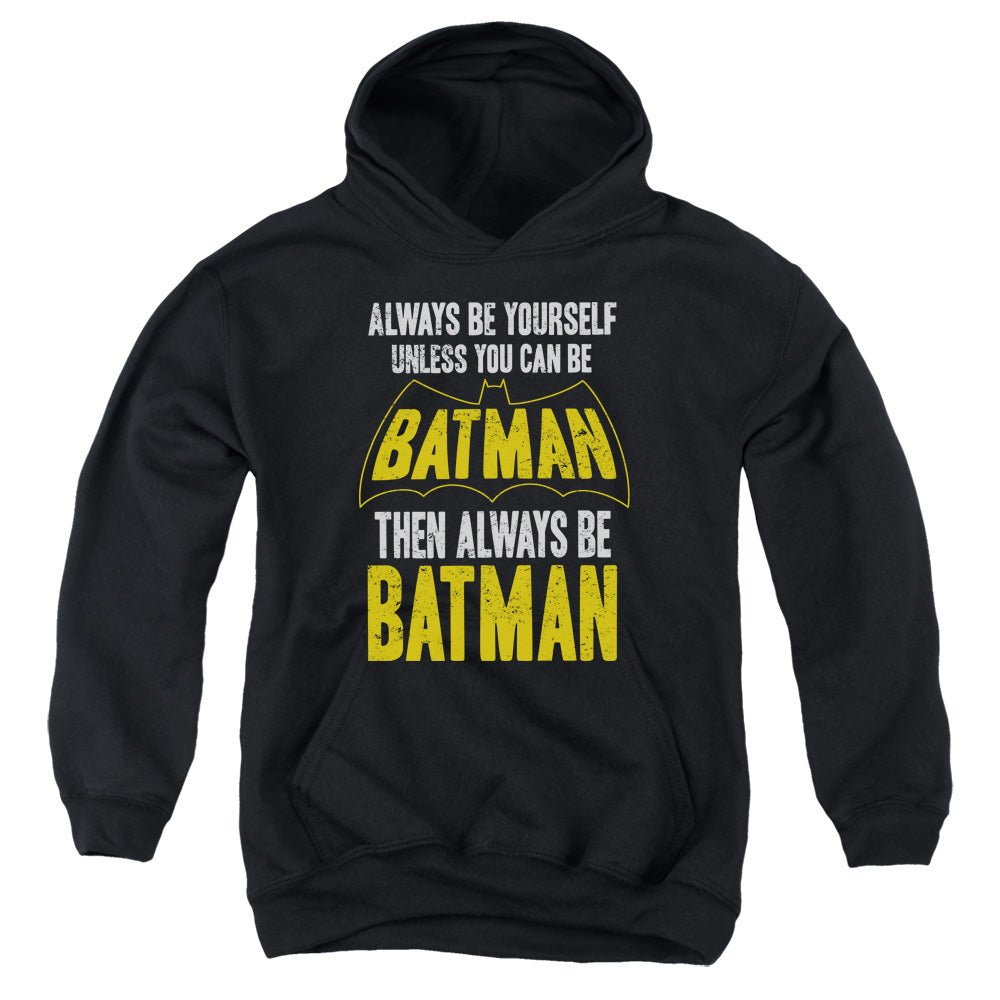 Batman Comics Be Batman Youth Cotton Poly Pull-Over Hoodie