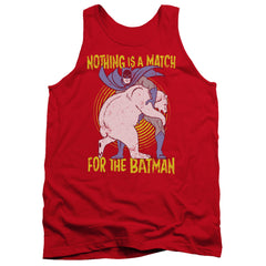 Batman Comics Bear Wrastling Men's 18/1 Cotton Tank Top