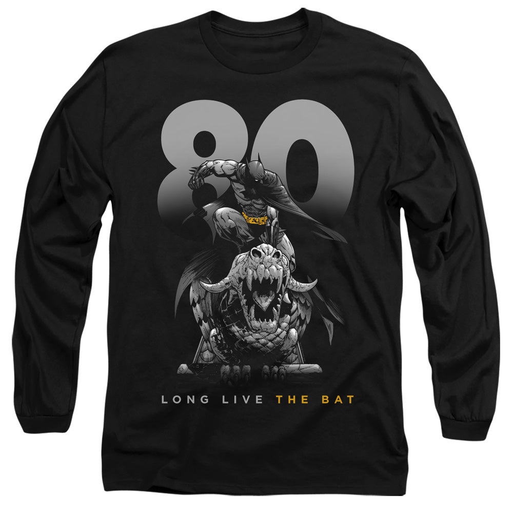 Batman Comics Big 80 Men's 18/1 Cotton Long-Sleeve T-Shirt
