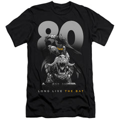 Batman Comics Big 80 Men's Ultra-Soft 30/1 Cotton Slim Short-Sleeve T-Shirt