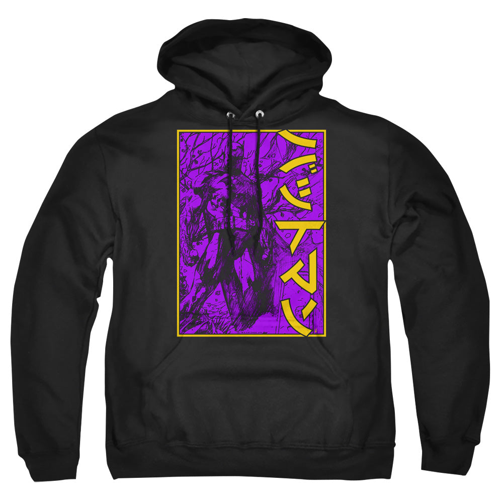 Batman Comics Big Framed Kanji Men's Pull-Over 75 25 Poly Hoodie
