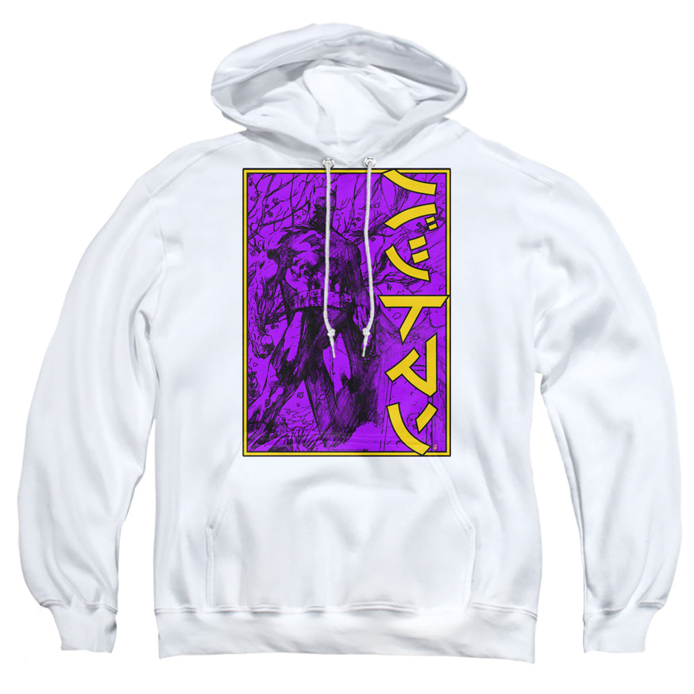 Batman Comics Big Framed Kanji Men's Pull-Over 75 25 Poly Hoodie
