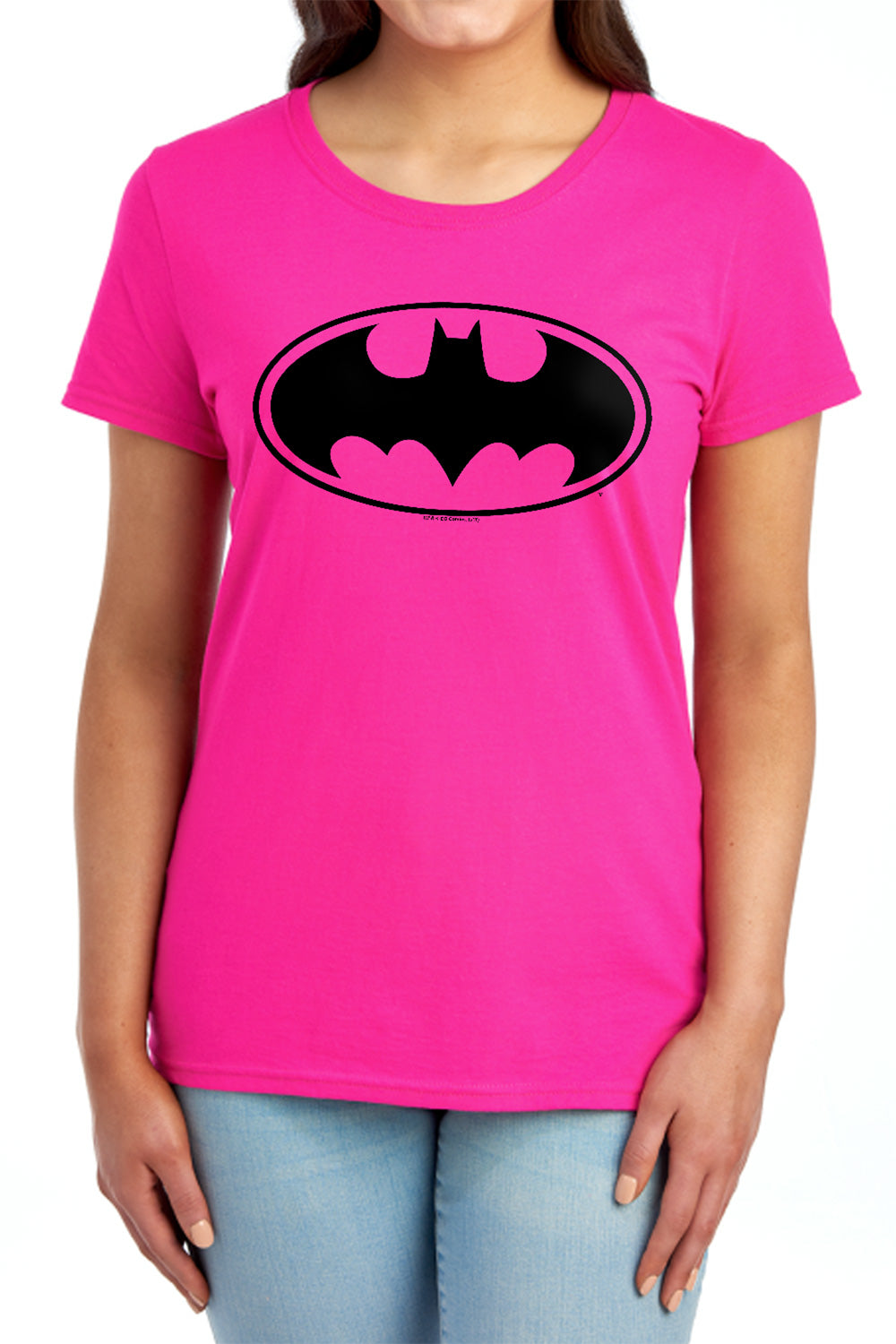 Batman Comics Black Bat Women's 18/1 Cotton Short-Sleeve T-Shirt