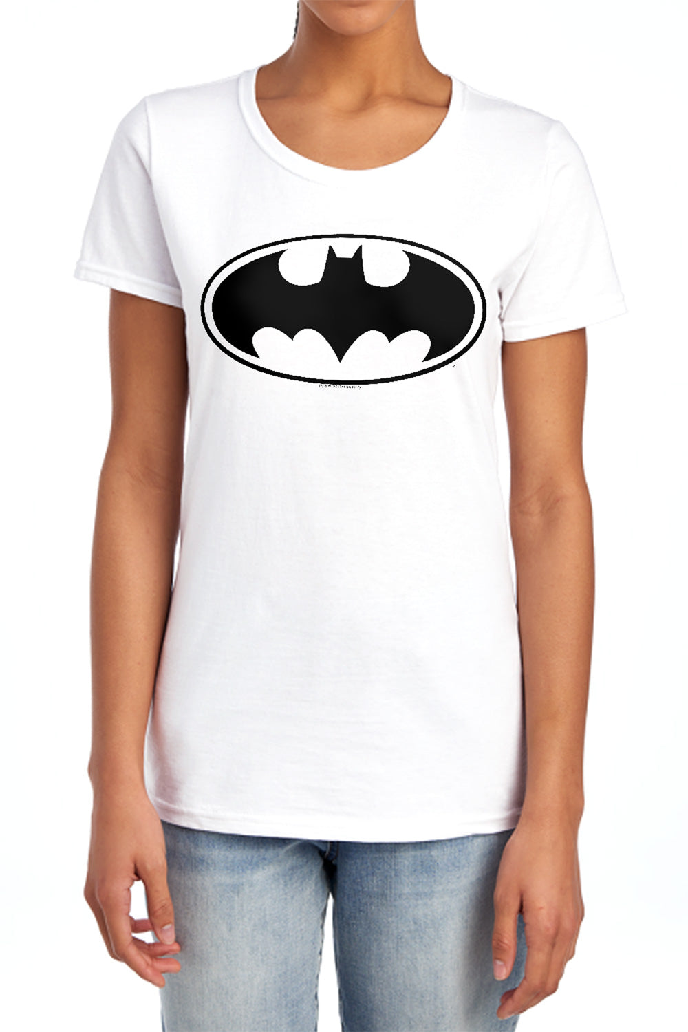 Batman Comics Black Bat Women's 18/1 Cotton Short-Sleeve T-Shirt