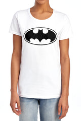 Batman Comics Black Bat Women's 18/1 Cotton Short-Sleeve T-Shirt