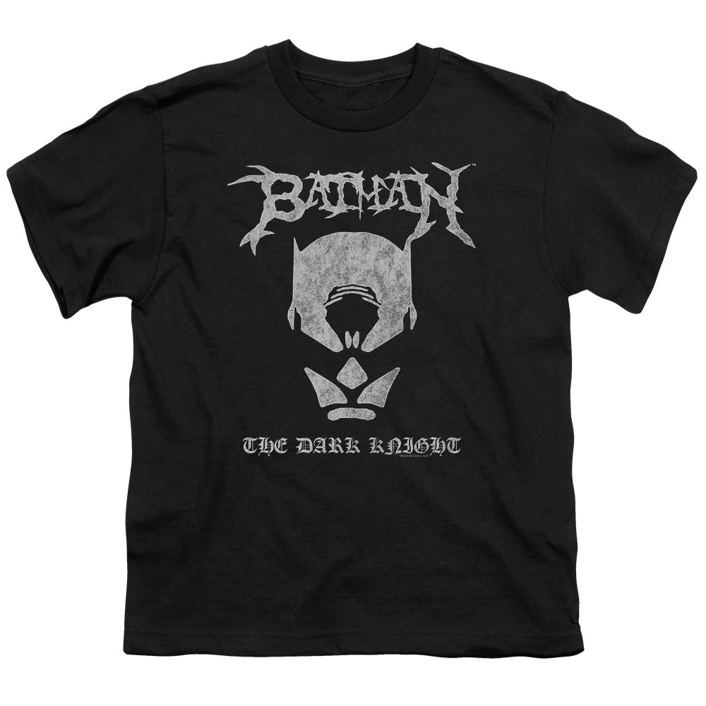 Batman Comics Black Metal Batman Youth 18/1 100% Cotton Short-Sleeve T-Shirt