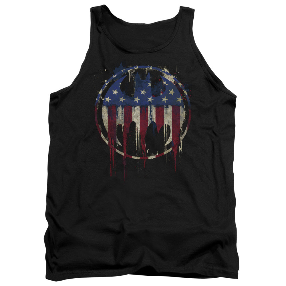 Batman Comics Bleeding Signal Men's 18/1 Cotton Tank Top