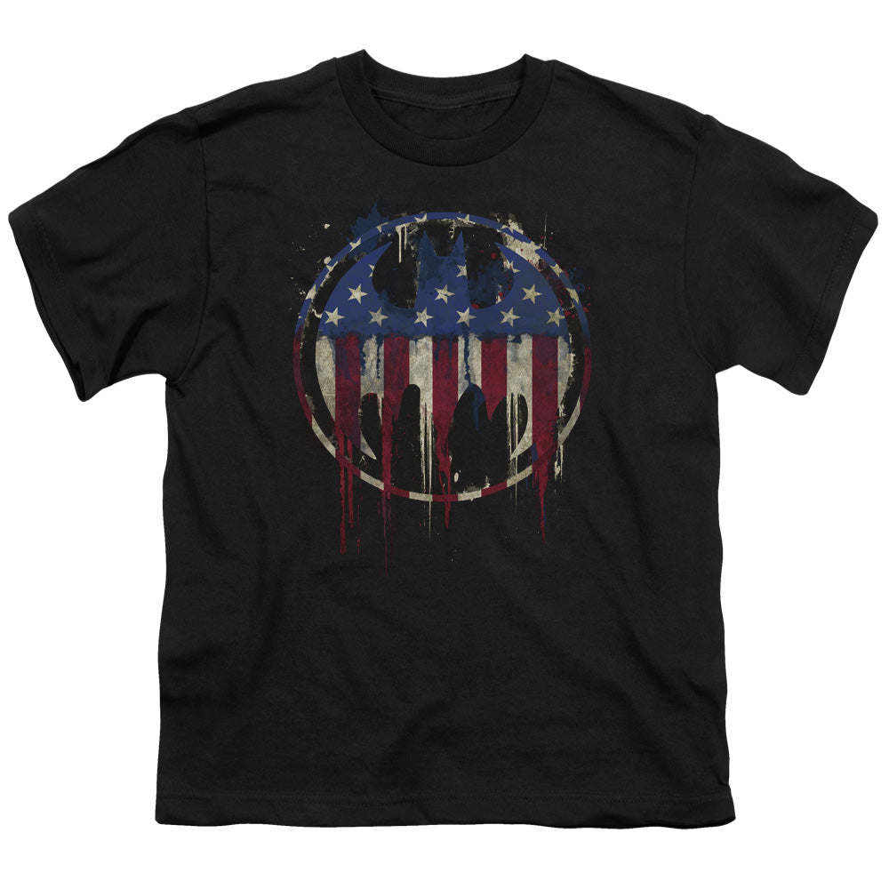 Batman Comics Bleeding Signal Youth 18/1 100% Cotton Short-Sleeve T-Shirt