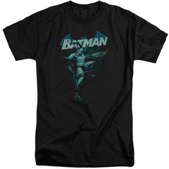 Batman Comics Blue Bat Men's 18/1 Tall Cotton Short-Sleeve T-Shirt