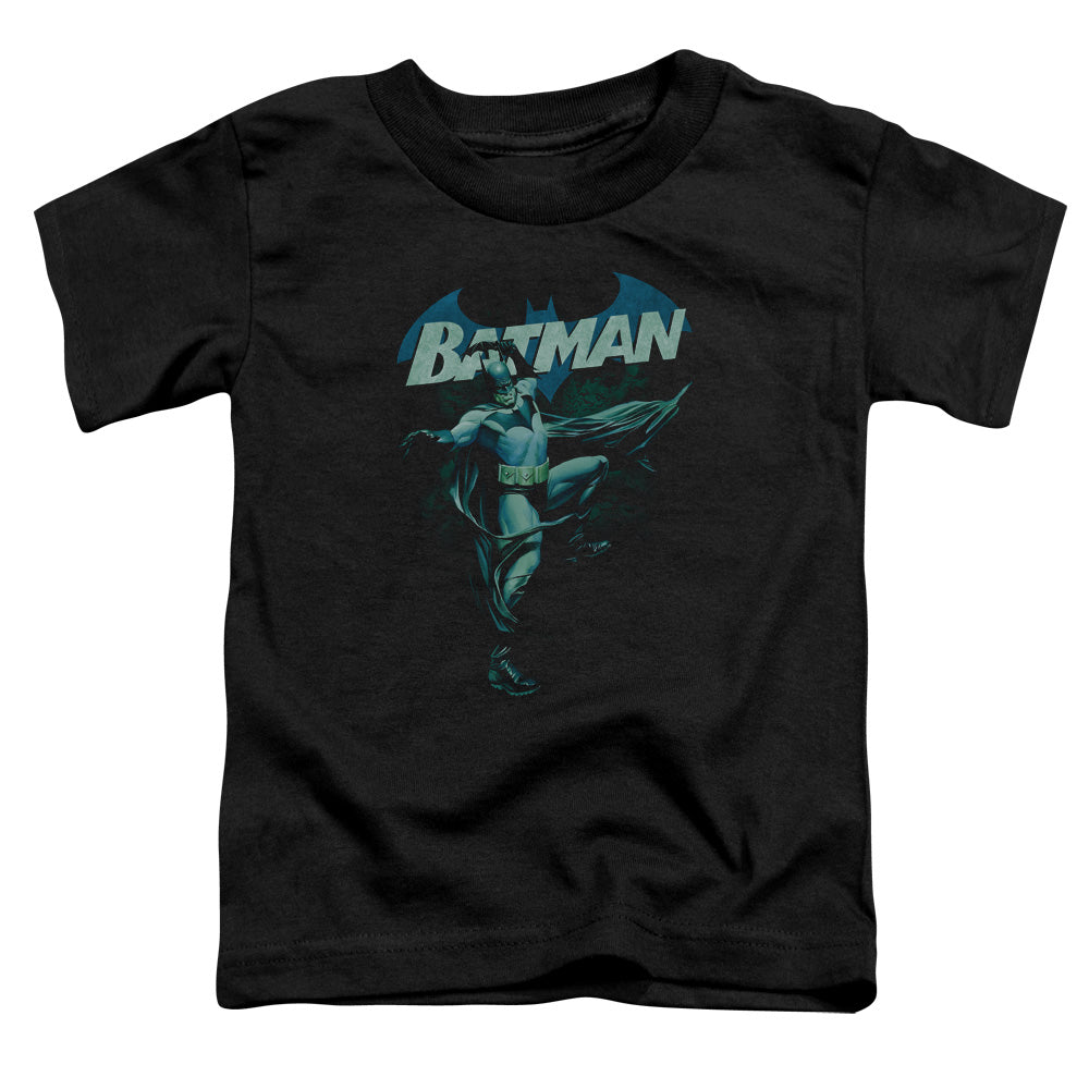 Batman Comics Blue Bat Toddler 18/1 Cotton Short-Sleeve T-Shirt