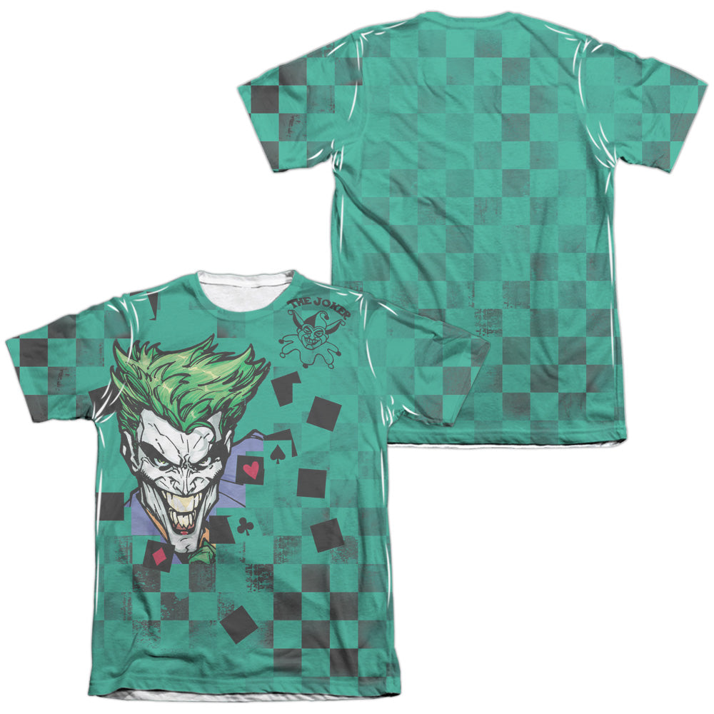 Batman Comics Boxed Clown Men's Regular Fit Poly Cotton Short-Sleeve T-Shirt