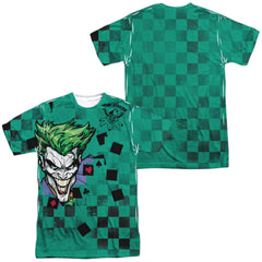 Batman Comics Boxed Clown Men's Regular Fit Polyester Short-Sleeve T-Shirt