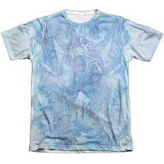 Batman Comics Brooding Men's Regular Fit Poly Cotton Short-Sleeve T-Shirt