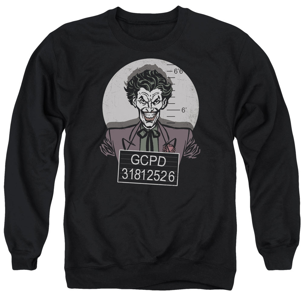 Batman Comics Busted! Men's Crewneck 50 50 Poly Long-Sleeve T-Shirt