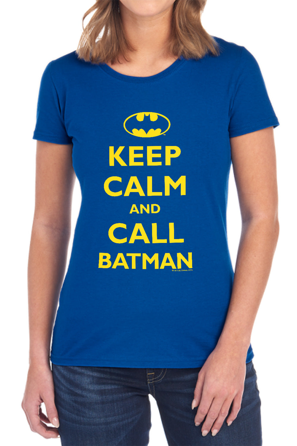 Batman Comics Call Batman Women's 18/1 Cotton Short-Sleeve T-Shirt