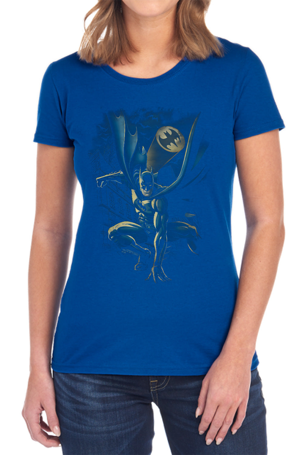 Batman Comics Calling All Bats Women's 18/1 Cotton Short-Sleeve T-Shirt