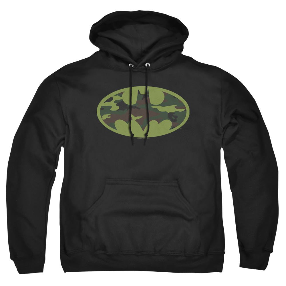 Batman Comics Camo Logo Men's Pull-Over 75 25 Poly Hoodie