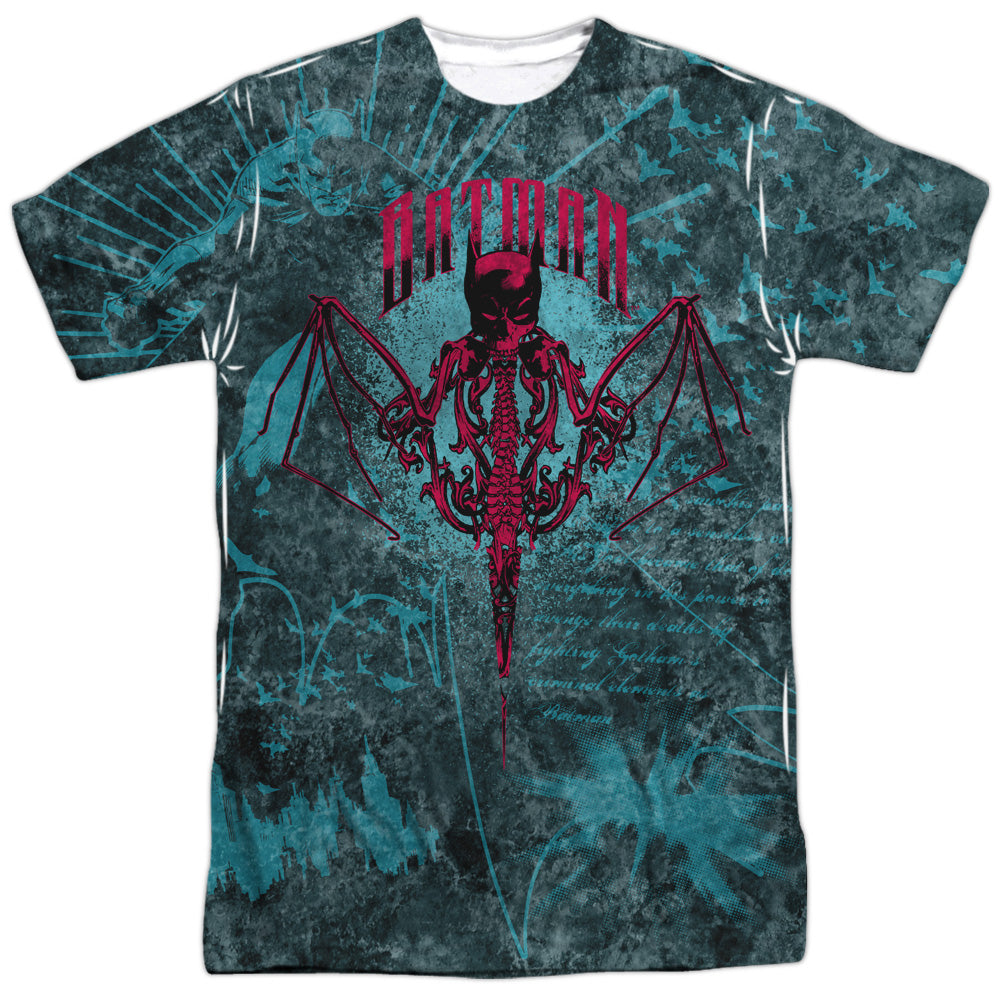 Batman Comics Carpe Nocturn Men's Regular Fit Polyester Short-Sleeve T-Shirt