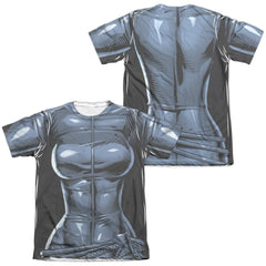 Batman Comics Catwoman Uniform (Front/Back Print) Men's Regular Fit Poly Cotton Short-Sleeve T-Shirt