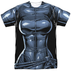 Batman Comics Catwoman Uniform Men's Regular Fit Polyester Short-Sleeve T-Shirt