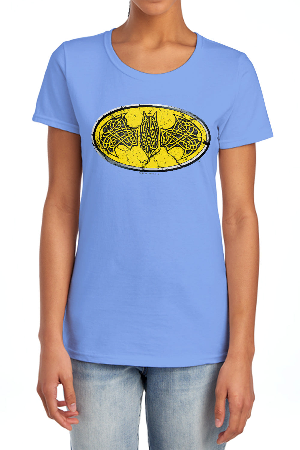 Batman Comics Celtic Shield Women's 18/1 Cotton Short-Sleeve T-Shirt