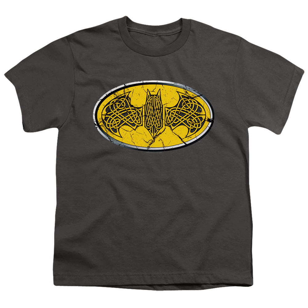 Batman Comics Celtic Shield Youth 18/1 100% Cotton Short-Sleeve T-Shirt