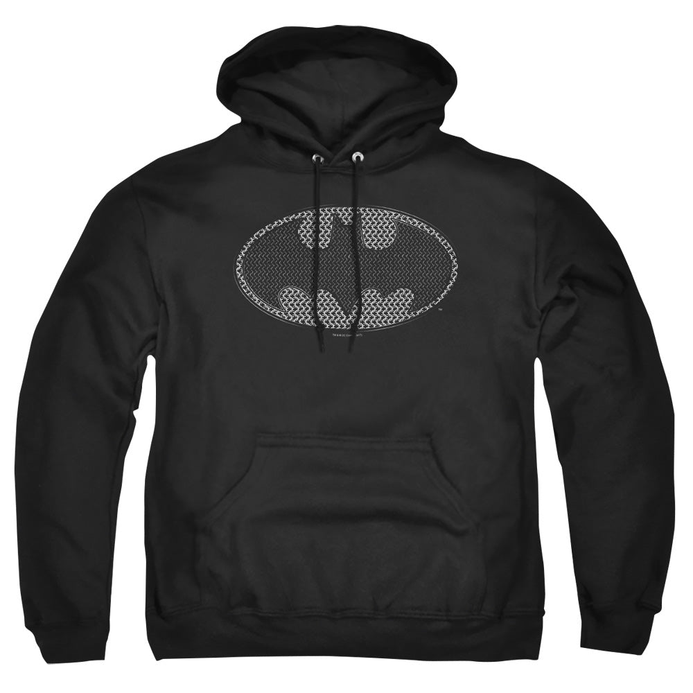 Batman Comics Chainmail Shield Men's Pull-Over 75 25 Poly Hoodie