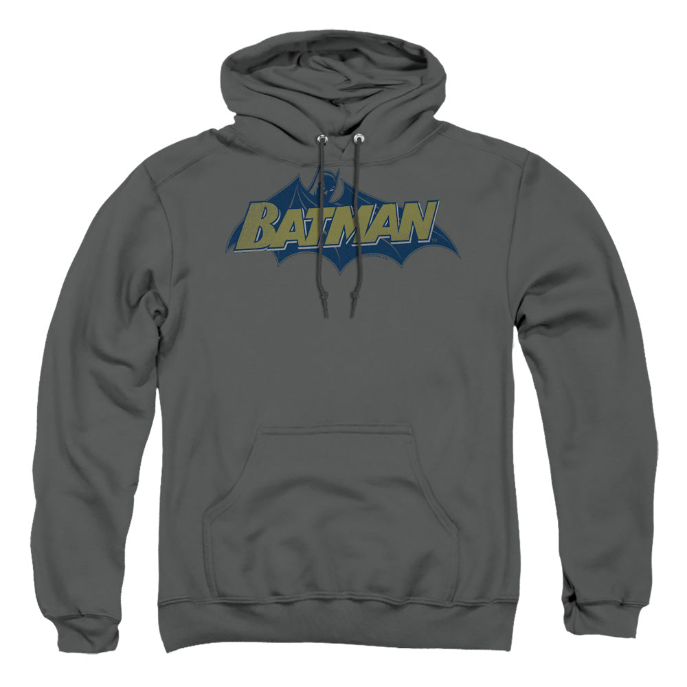 Batman Comics Classic Comic Logo Men's Pull-Over 75 25 Poly Hoodie