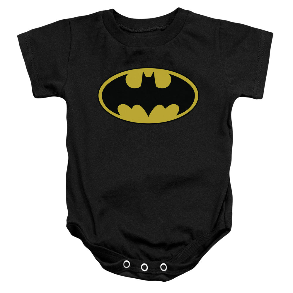 Batman Comics Classic Logo Infant's Cotton SS Snapsuit