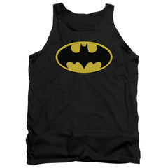 Batman Comics Classic Logo Men's 18/1 Cotton Tank Top