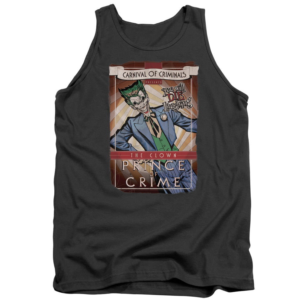 Batman Comics Clown Prince Men's 18/1 Cotton Tank Top