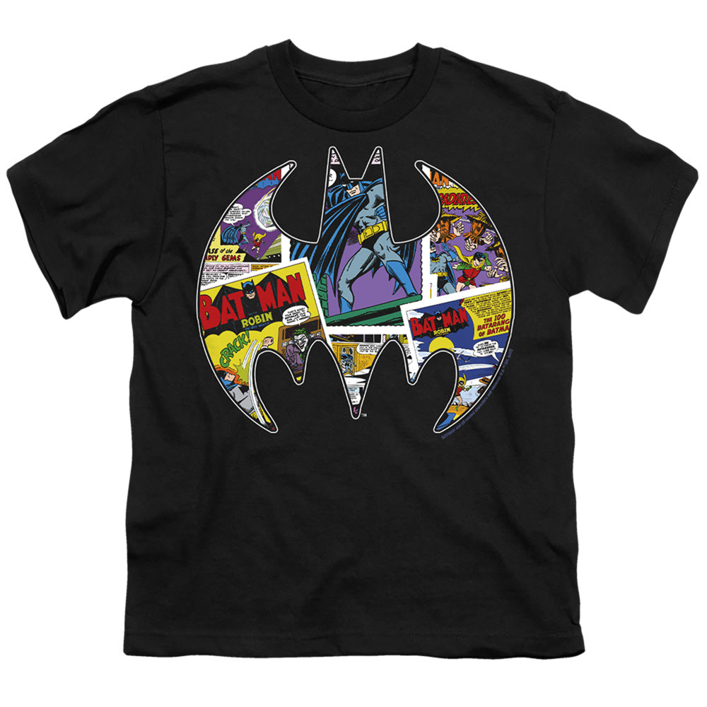 Batman Comics Comic Bat Youth 18/1 100% Cotton Short-Sleeve T-Shirt