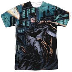 Batman Comics Coming For You Men's Regular Fit Polyester Short-Sleeve T-Shirt