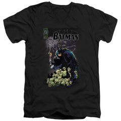 Batman Comics Cover #516 Men's 30/1 Cotton Slim V-Neck T-Shirt