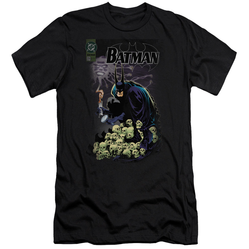 Batman Comics Cover #516 Men's Ultra-Soft 30/1 Cotton Slim Short-Sleeve T-Shirt